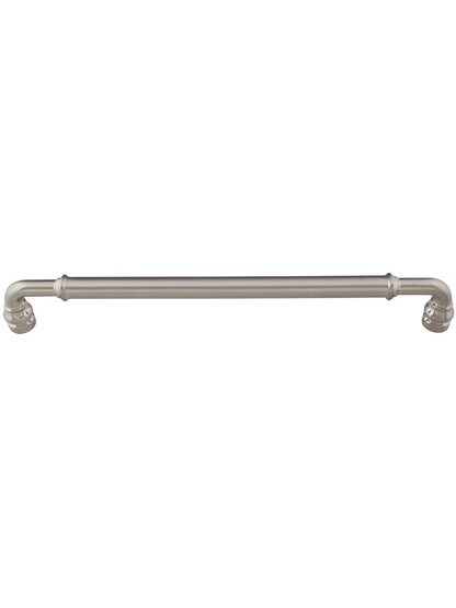 Brixton Cabinet Pull 8 13/16 inch - Center-to-Center in Brushed Satin Nickel.